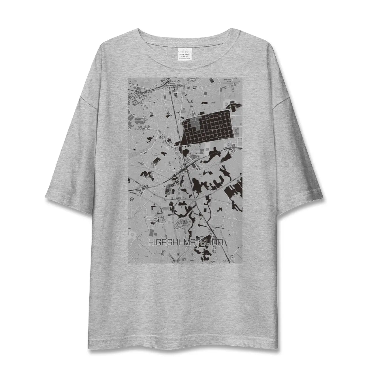 【東松戸（千葉県）】地図柄ビッグシルエットTシャツ
