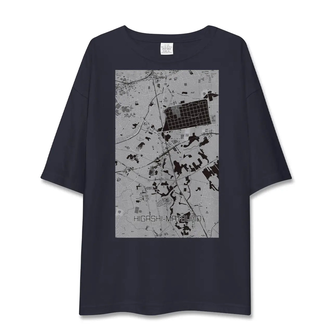 【東松戸（千葉県）】地図柄ビッグシルエットTシャツ