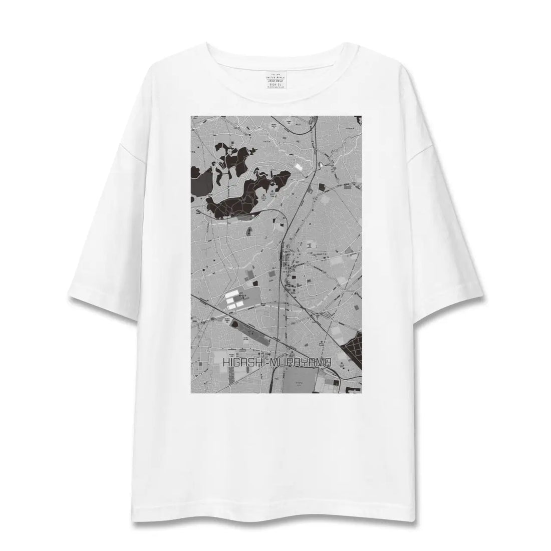 【東村山(東京都)】地図柄ビッグシルエットTシャツ