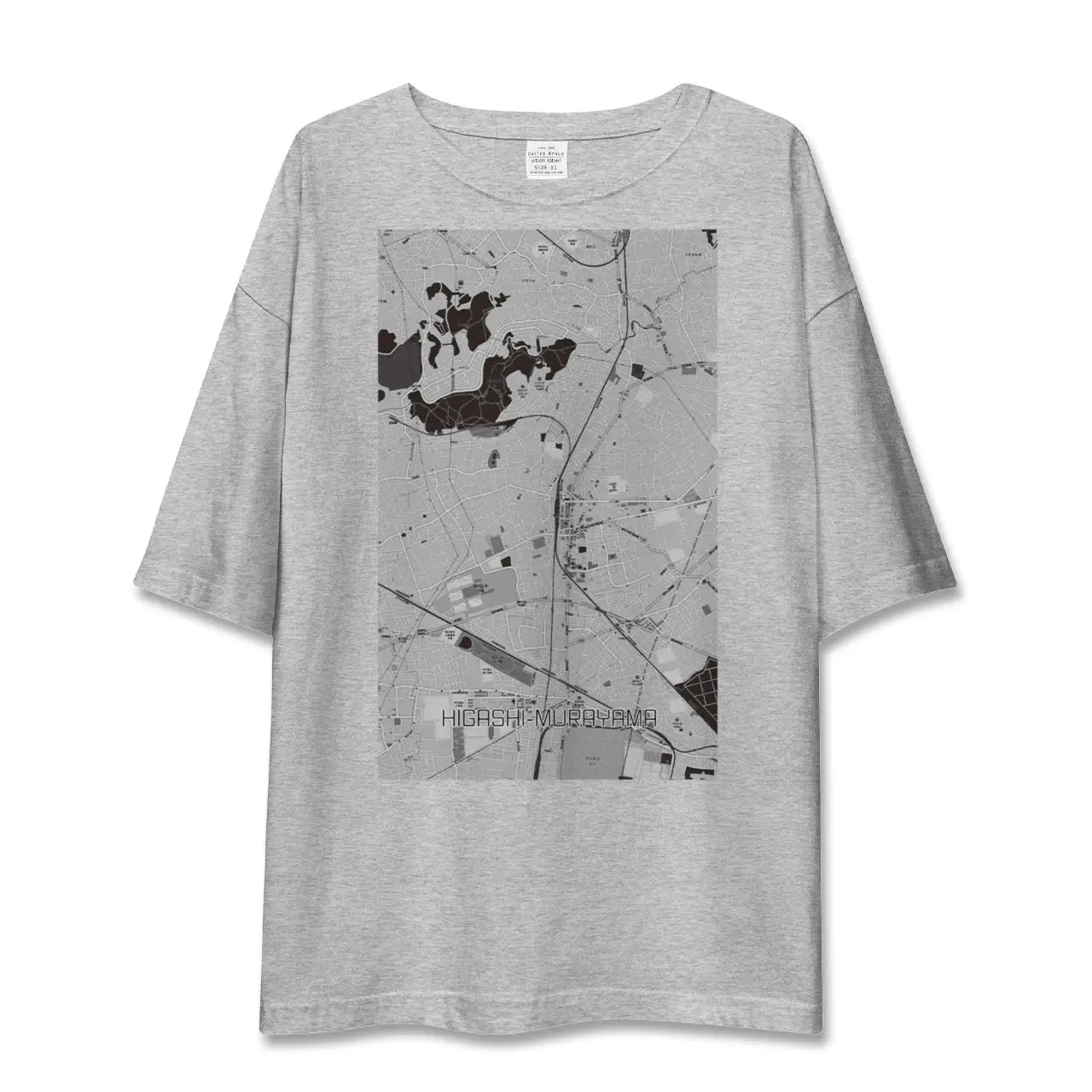 【東村山（東京都）】地図柄ビッグシルエットTシャツ