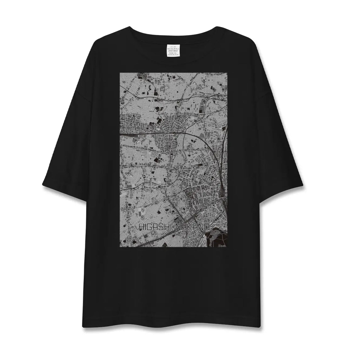 【東中野（東京都）】地図柄ビッグシルエットTシャツ