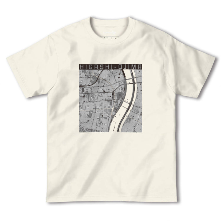 【東大島（東京都）】地図柄ヘビーウェイトTシャツ