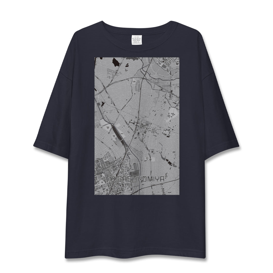 【東大宮（埼玉県）】地図柄ビッグシルエットTシャツ