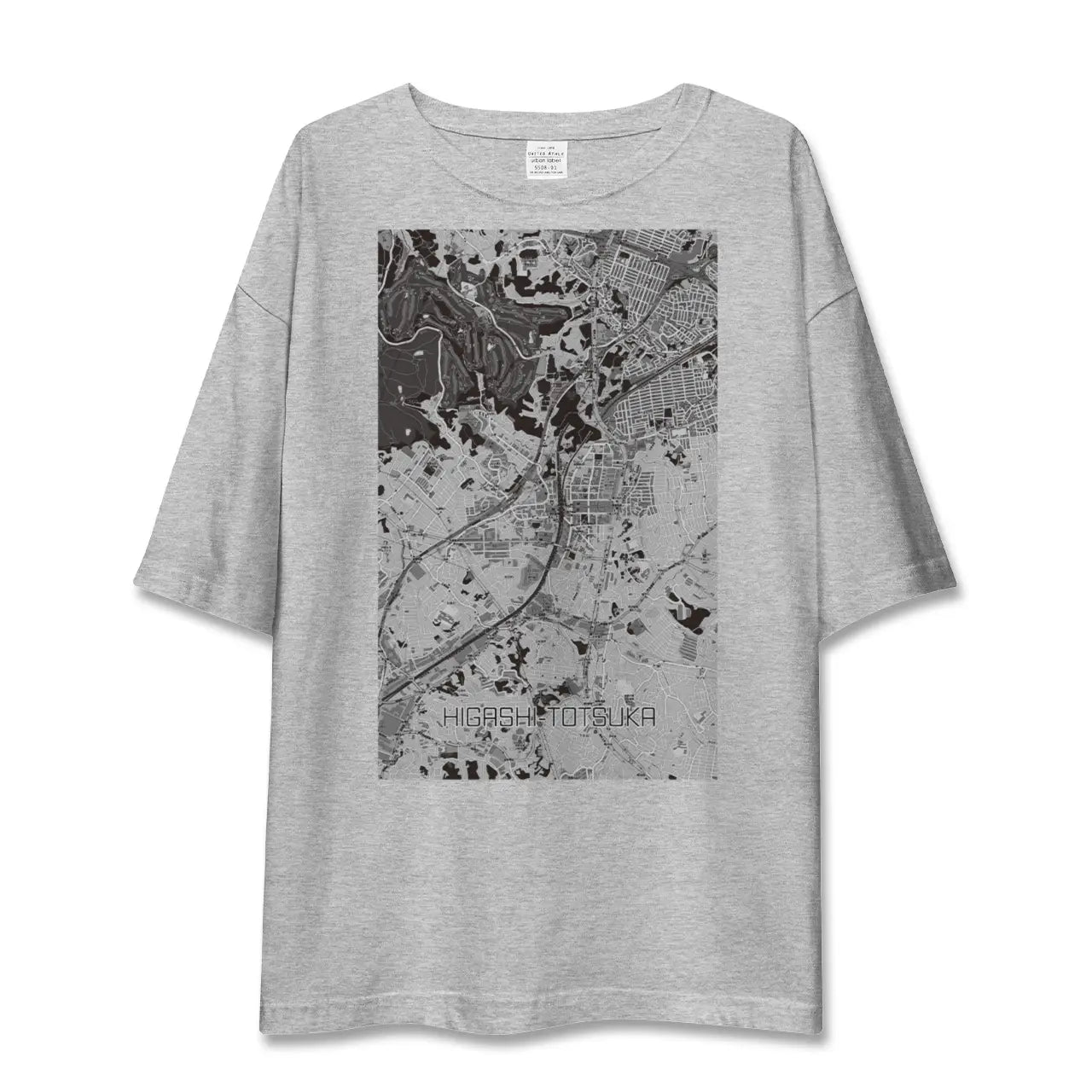 【東戸塚（神奈川県）】地図柄ビッグシルエットTシャツ