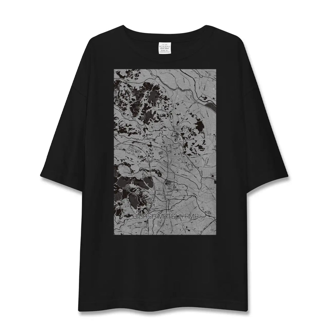 【東松山（埼玉県）】地図柄ビッグシルエットTシャツ