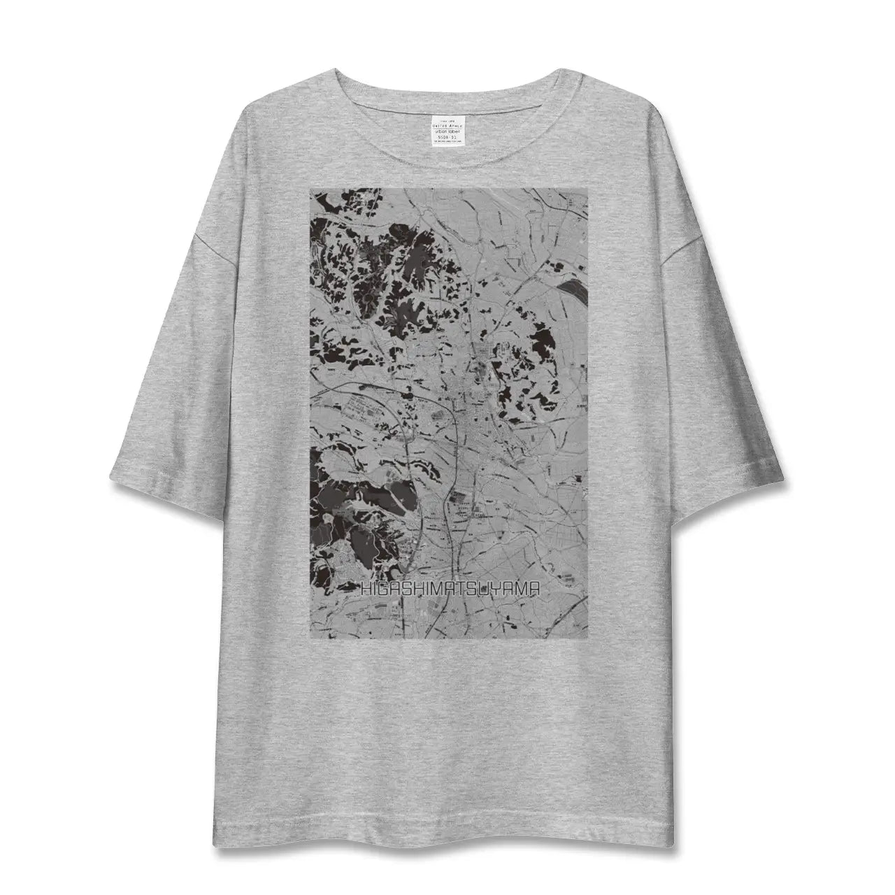 【東松山（埼玉県）】地図柄ビッグシルエットTシャツ