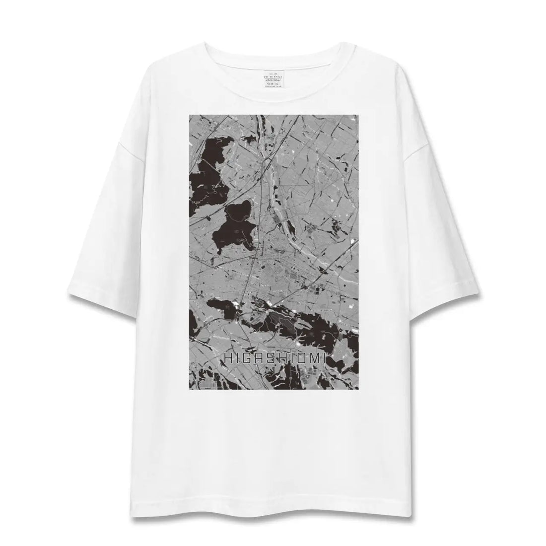 【東近江（滋賀県）】地図柄ビッグシルエットTシャツ