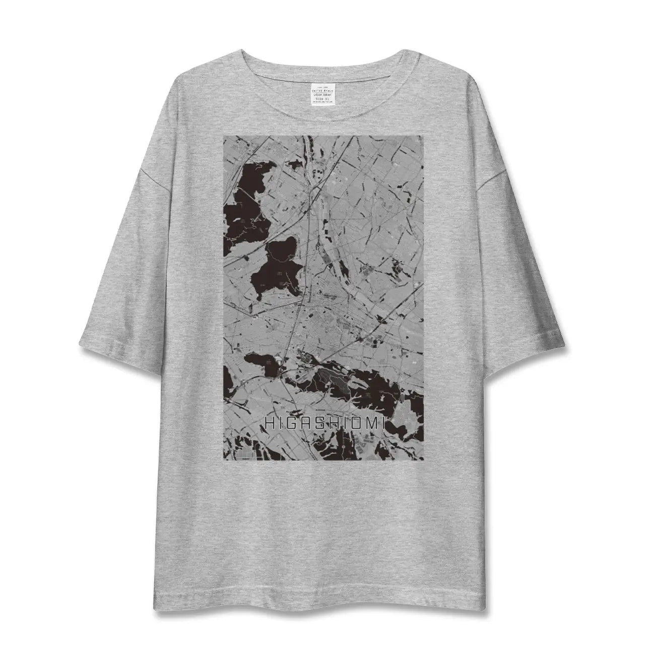 【東近江（滋賀県）】地図柄ビッグシルエットTシャツ