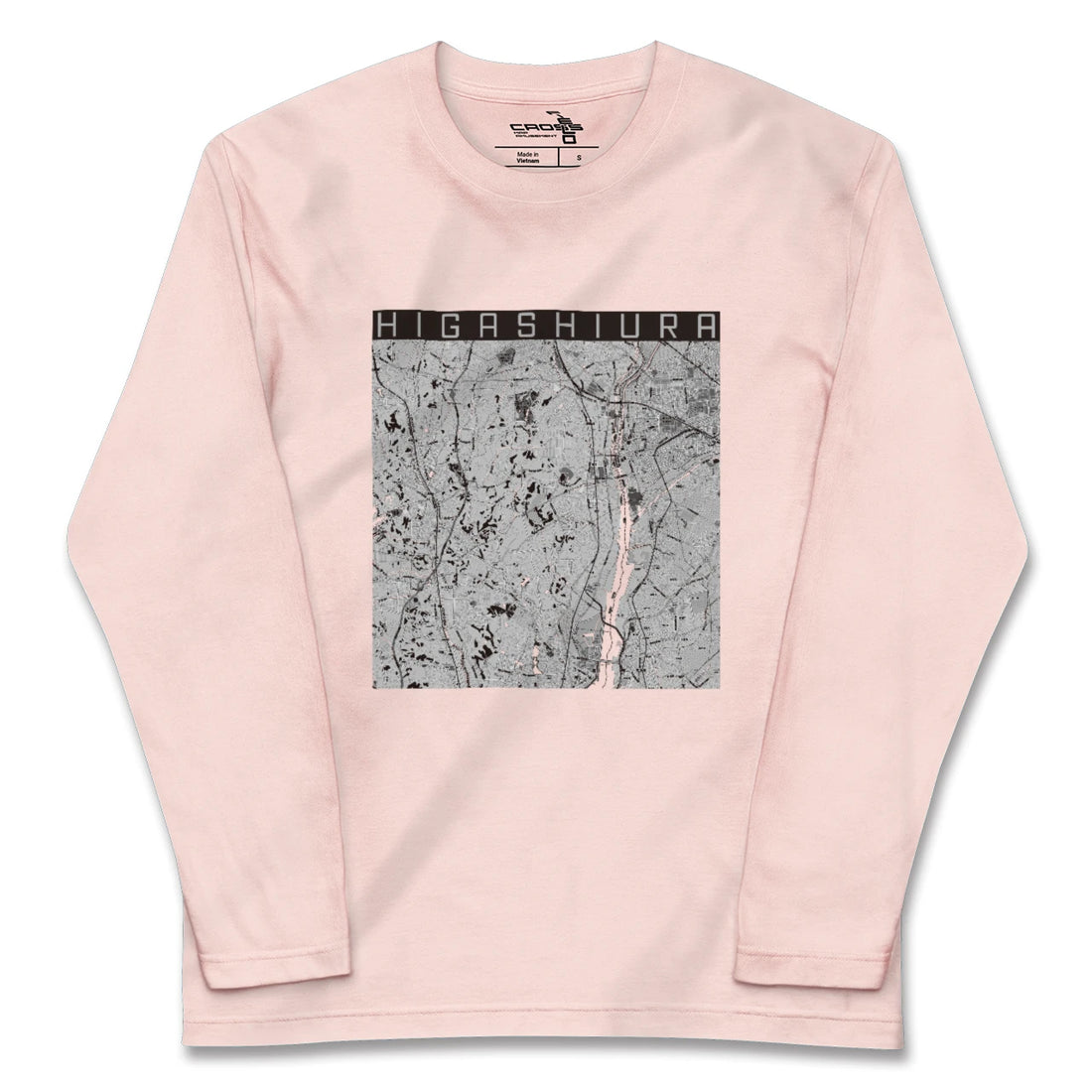 【東浦(愛知県)】地図柄ロングスリーブTシャツ