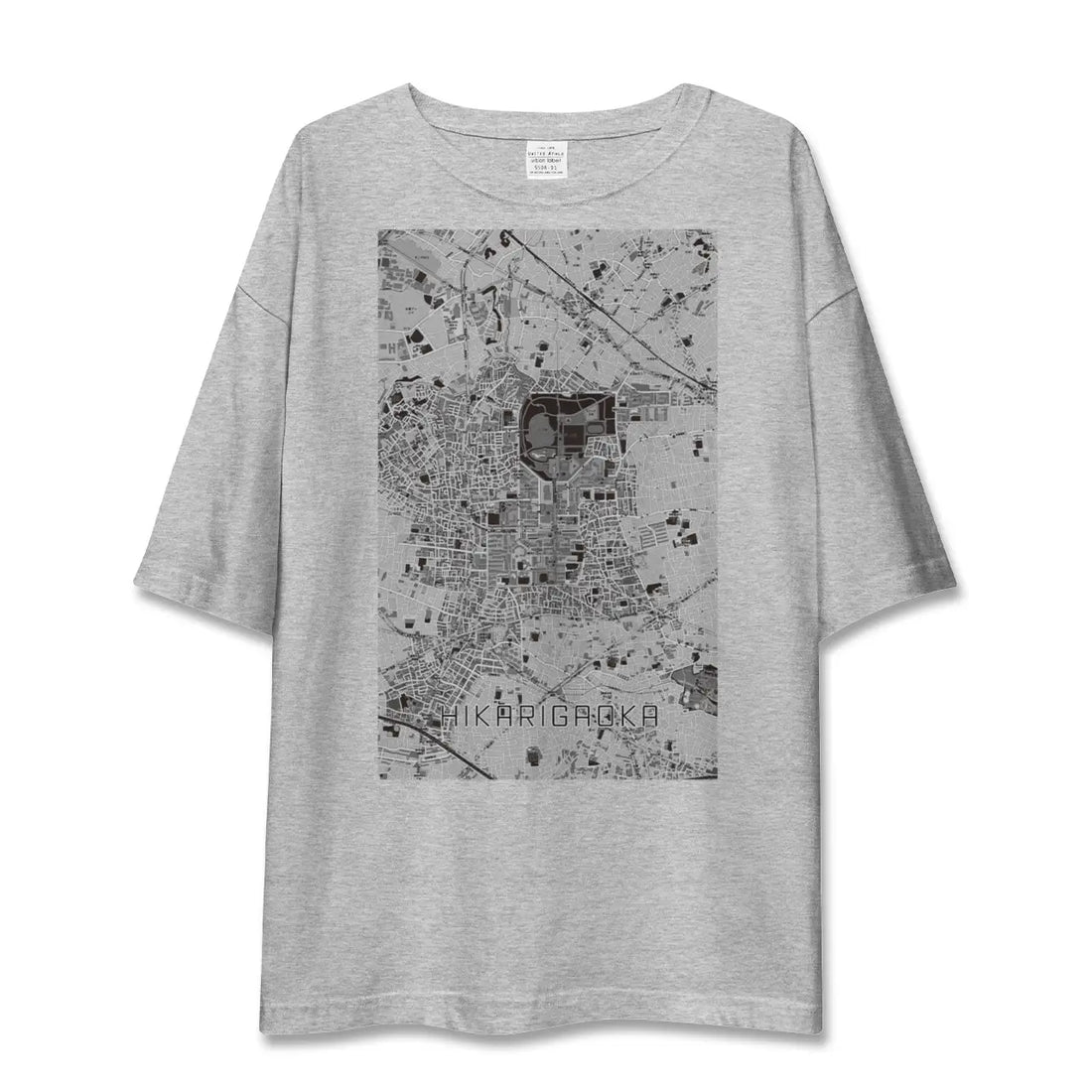 【光が丘(東京都)】地図柄ビッグシルエットTシャツ