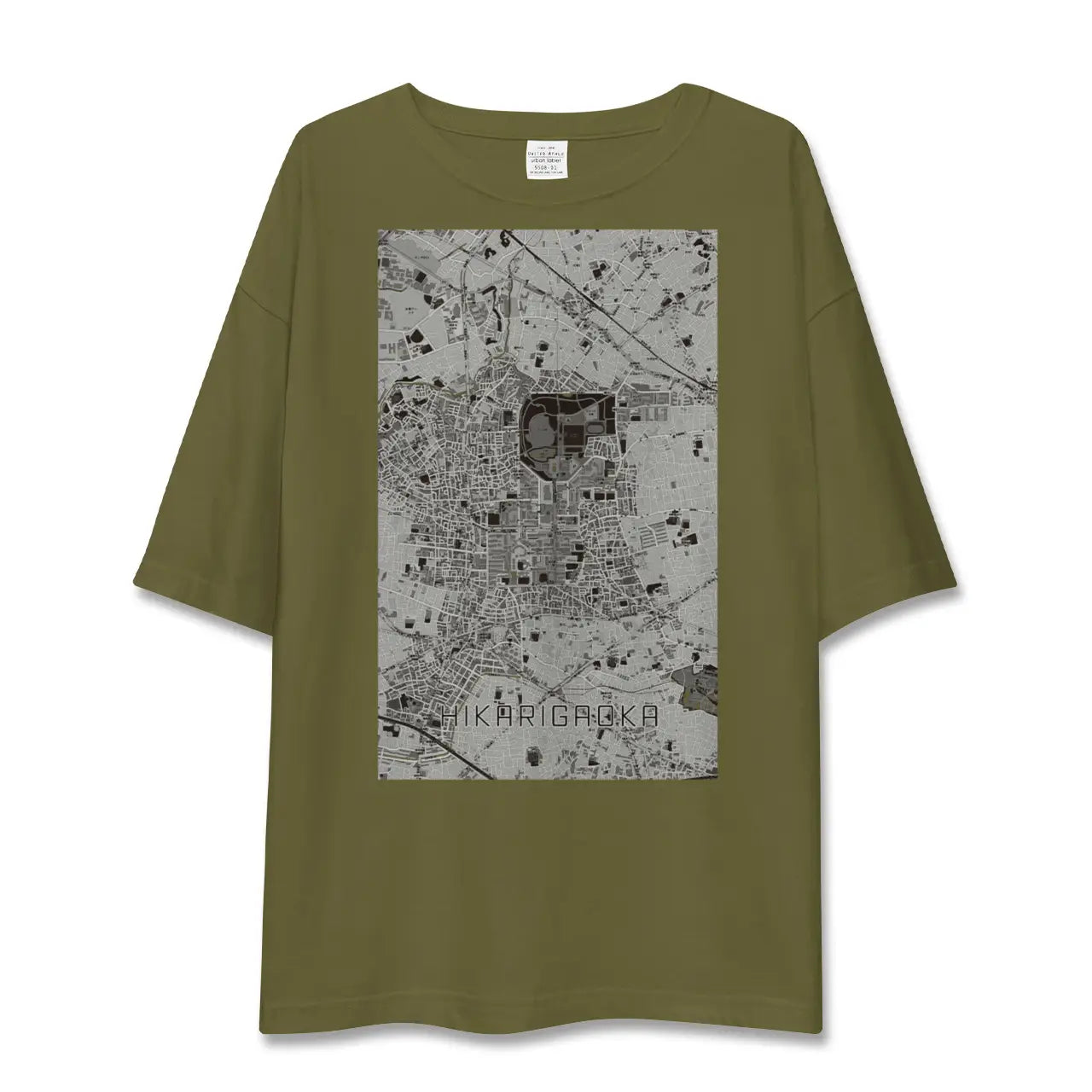 【光が丘（東京都）】地図柄ビッグシルエットTシャツ