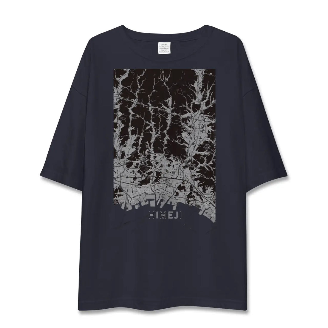 【姫路2（兵庫県）】地図柄ビッグシルエットTシャツ