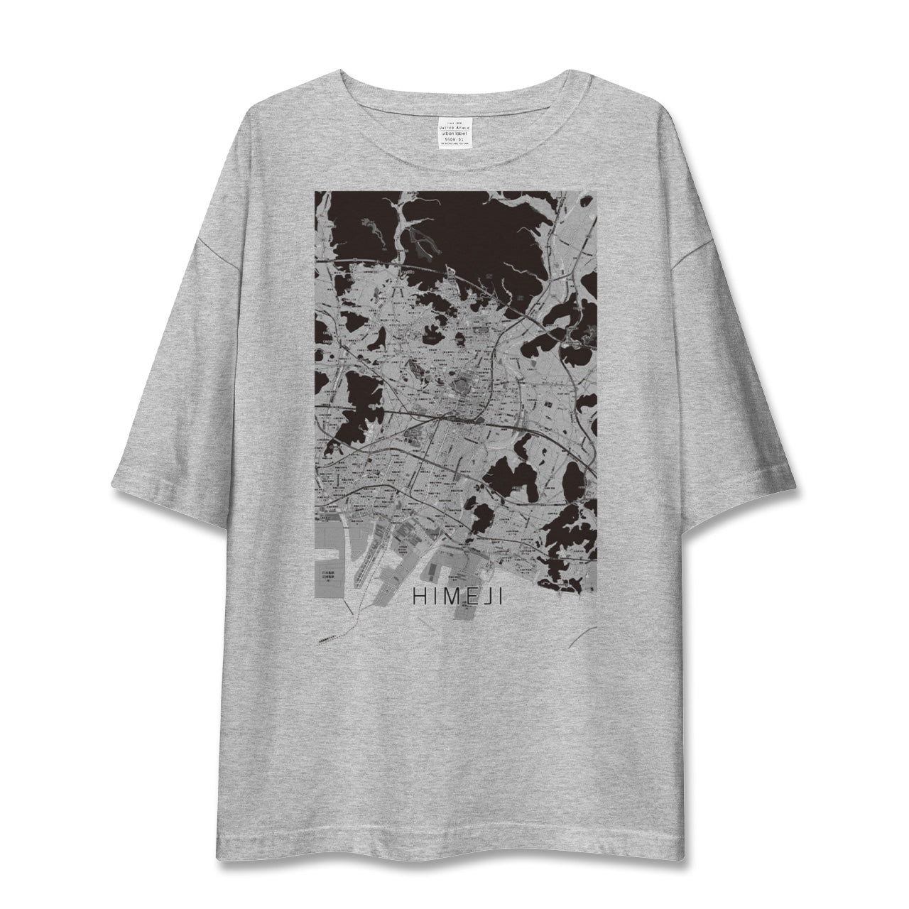 【姫路（兵庫県）】地図柄ビッグシルエットTシャツ