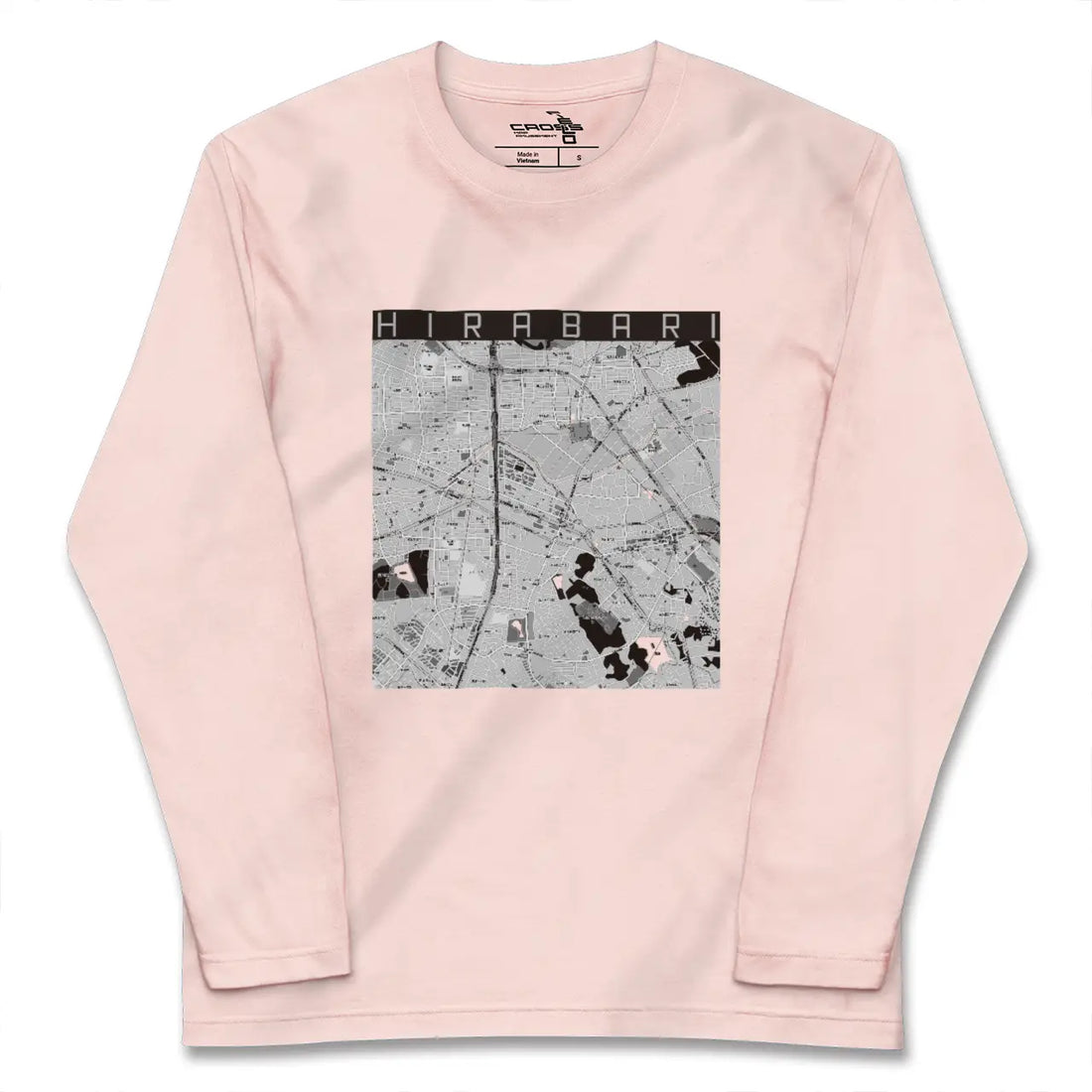 【平針(愛知県)】地図柄ロングスリーブTシャツ