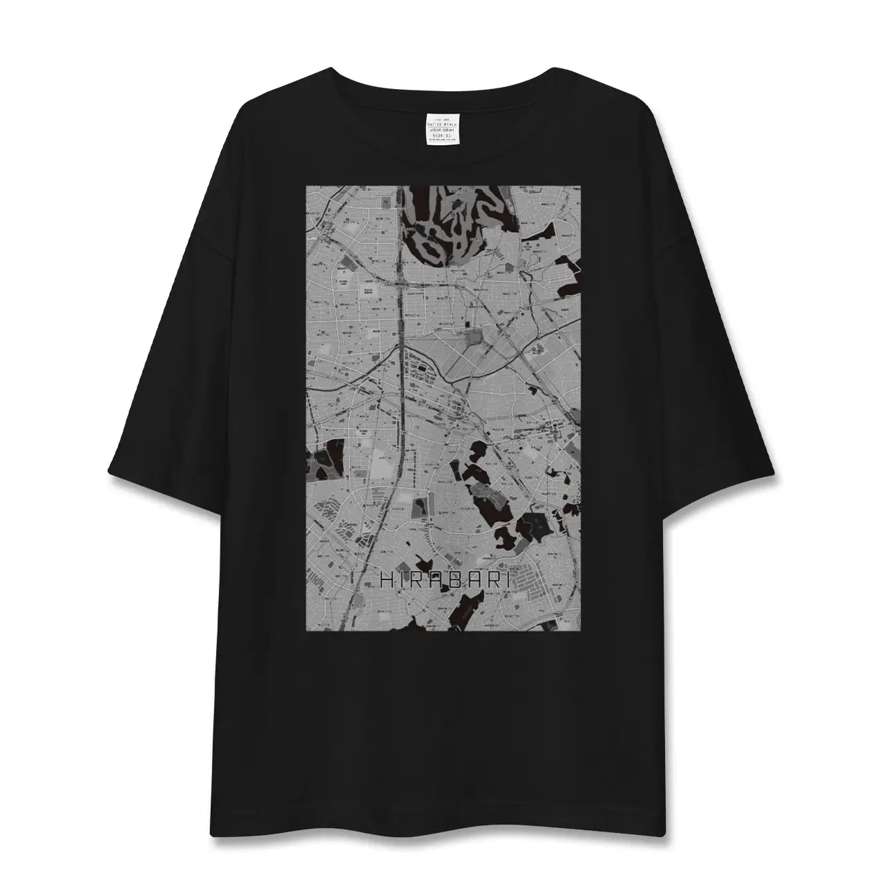 【平針（愛知県）】地図柄ビッグシルエットTシャツ