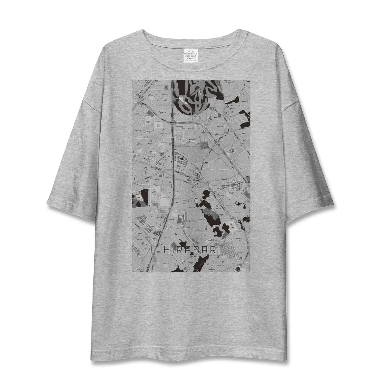 【平針（愛知県）】地図柄ビッグシルエットTシャツ