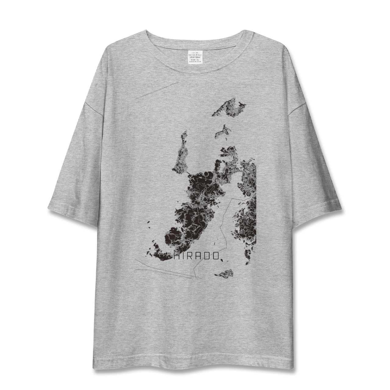 【平戸（長崎県）】地図柄ビッグシルエットTシャツ