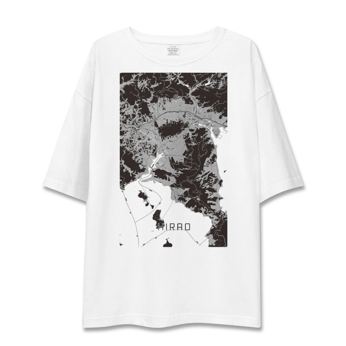 【平生(山口県)】地図柄ビッグシルエットTシャツ