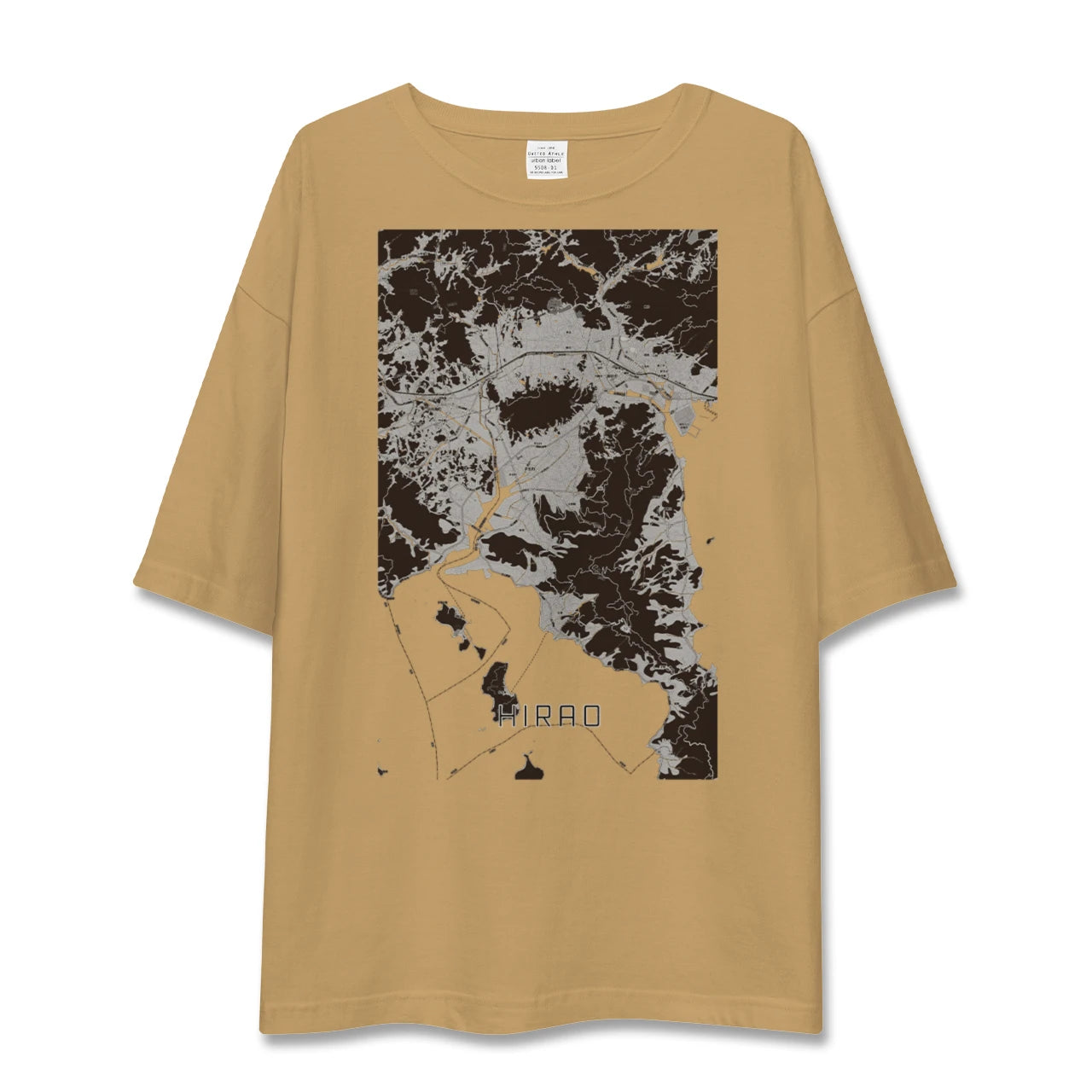 【平生（山口県）】地図柄ビッグシルエットTシャツ