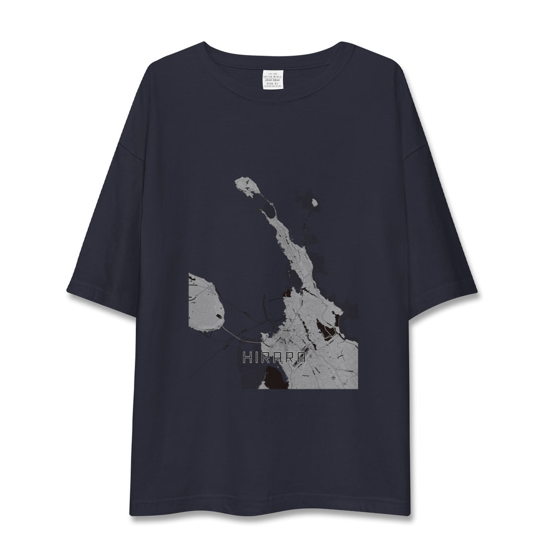 【平良（沖縄県）】地図柄ビッグシルエットTシャツ