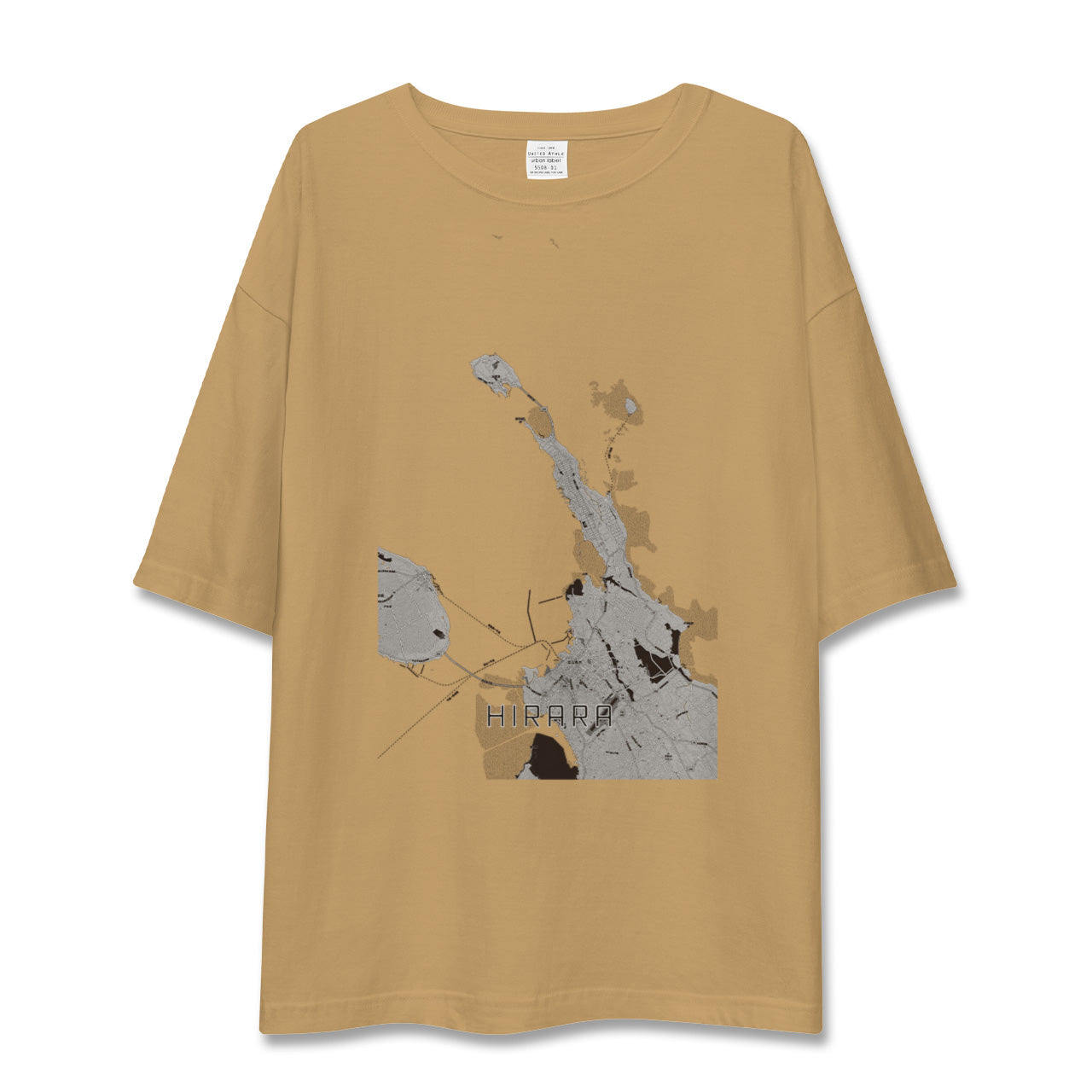【平良（沖縄県）】地図柄ビッグシルエットTシャツ