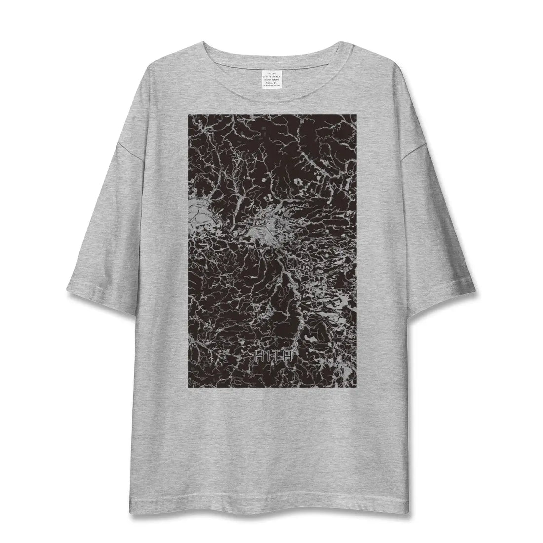 【日田（大分県）】地図柄ビッグシルエットTシャツ