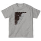 【日立（茨城県）】地図柄ヘビーウェイトTシャツ