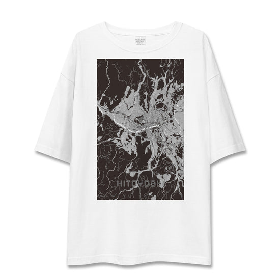 【人吉（熊本県）】地図柄ビッグシルエットTシャツ