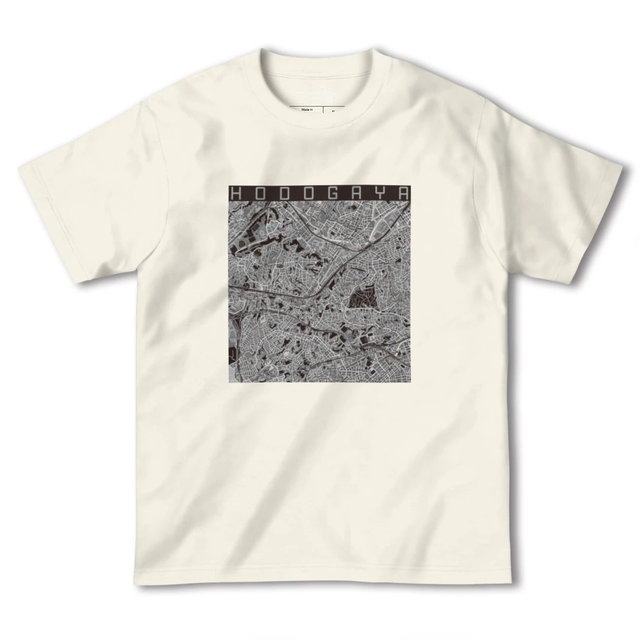 【保土ケ谷（神奈川県）】地図柄ヘビーウェイトTシャツ