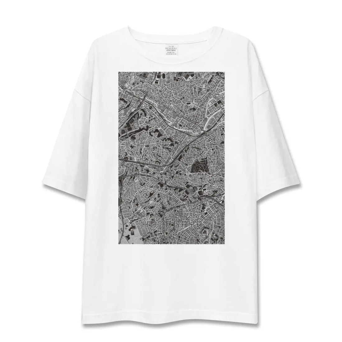 【保土ケ谷(神奈川県)】地図柄ビッグシルエットTシャツ