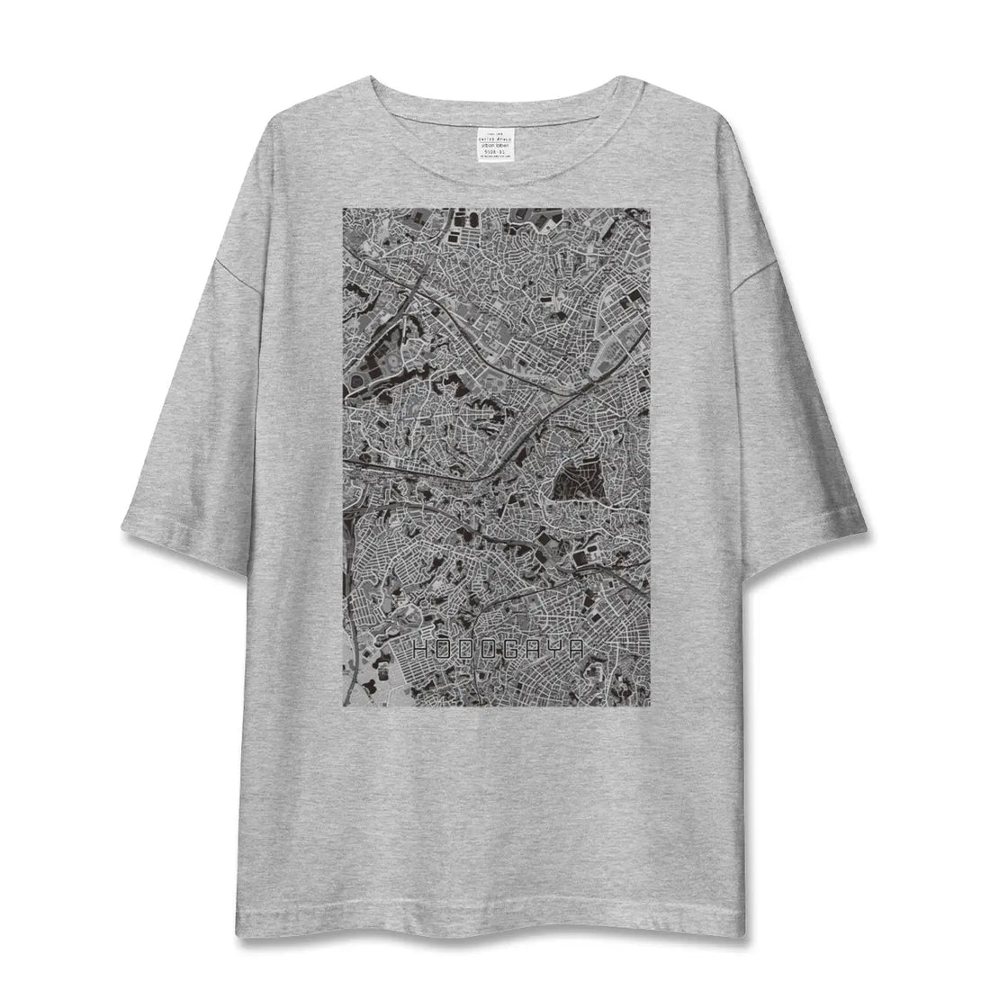 【保土ケ谷(神奈川県)】地図柄ビッグシルエットTシャツ