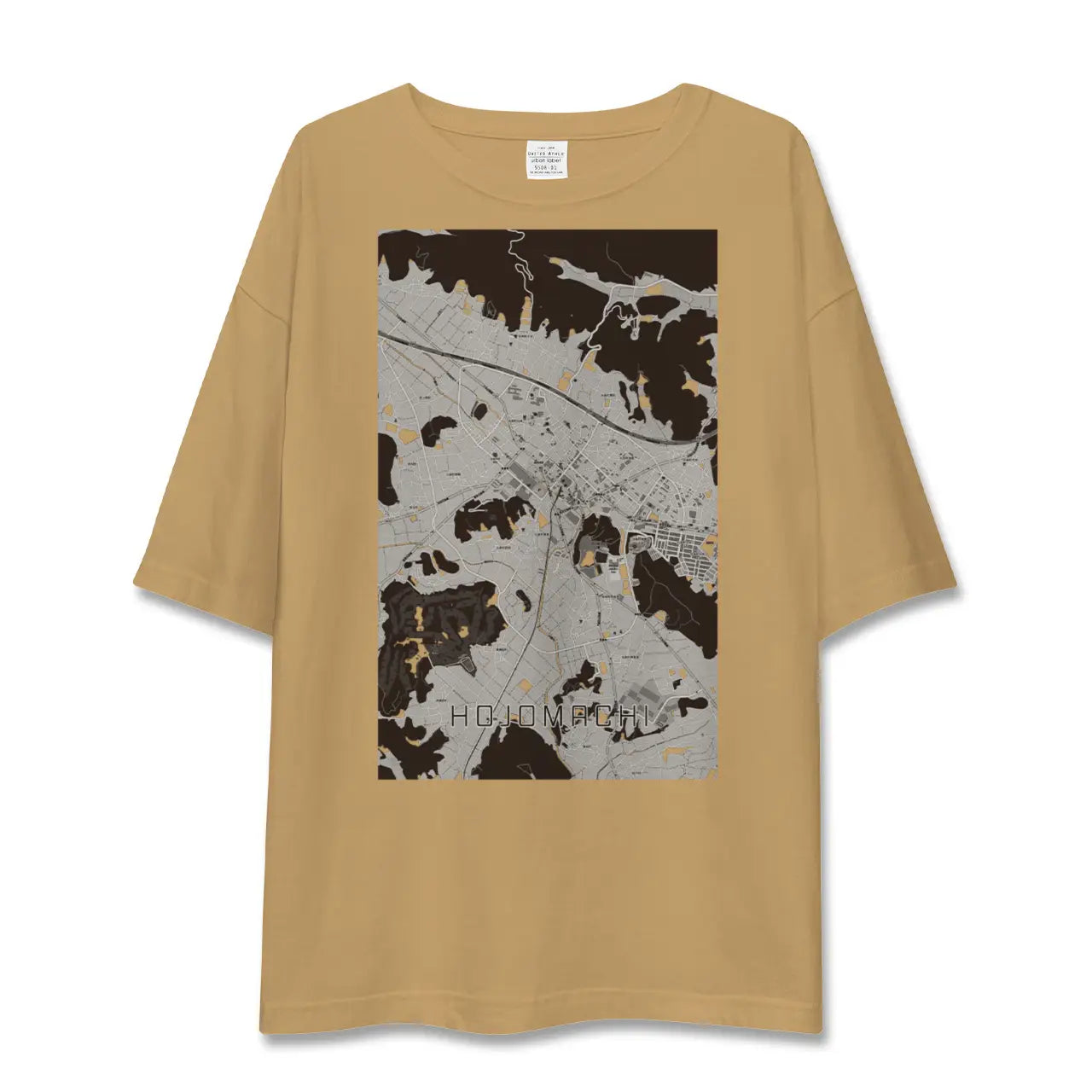 【北条町（兵庫県）】地図柄ビッグシルエットTシャツ