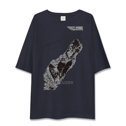 【北淡（兵庫県）】地図柄ビッグシルエットTシャツ
