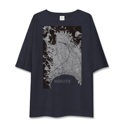 【北斗（北海道）】地図柄ビッグシルエットTシャツ