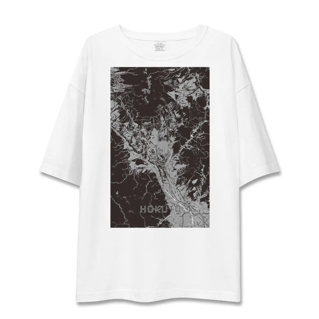 【北杜（山梨県）】地図柄ビッグシルエットTシャツ