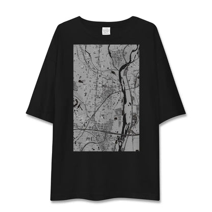 【本厚木（神奈川県）】地図柄ビッグシルエットTシャツ