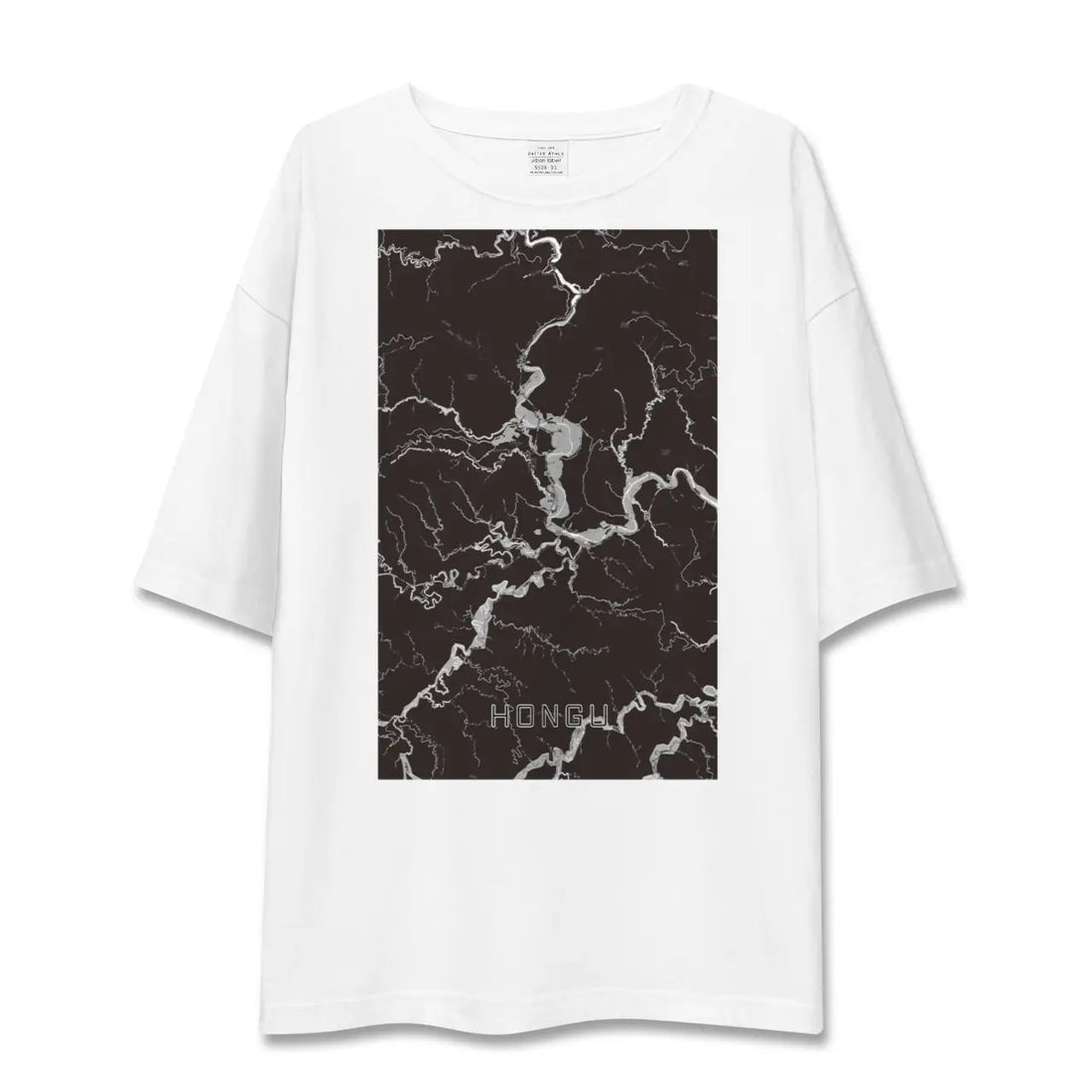 【本宮(和歌山県)】地図柄ビッグシルエットTシャツ