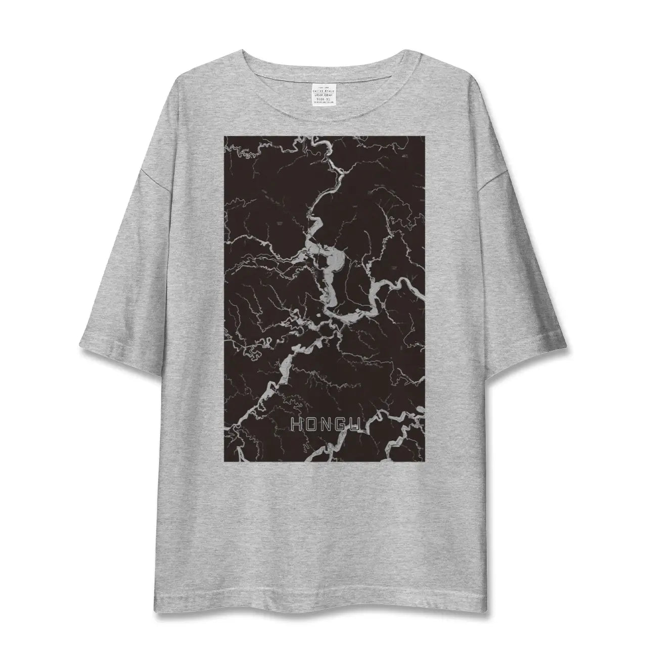 【本宮（和歌山県）】地図柄ビッグシルエットTシャツ