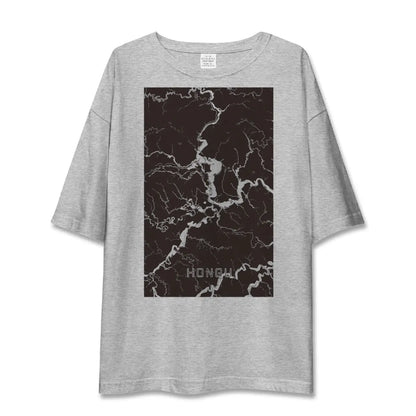 【本宮（和歌山県）】地図柄ビッグシルエットTシャツ