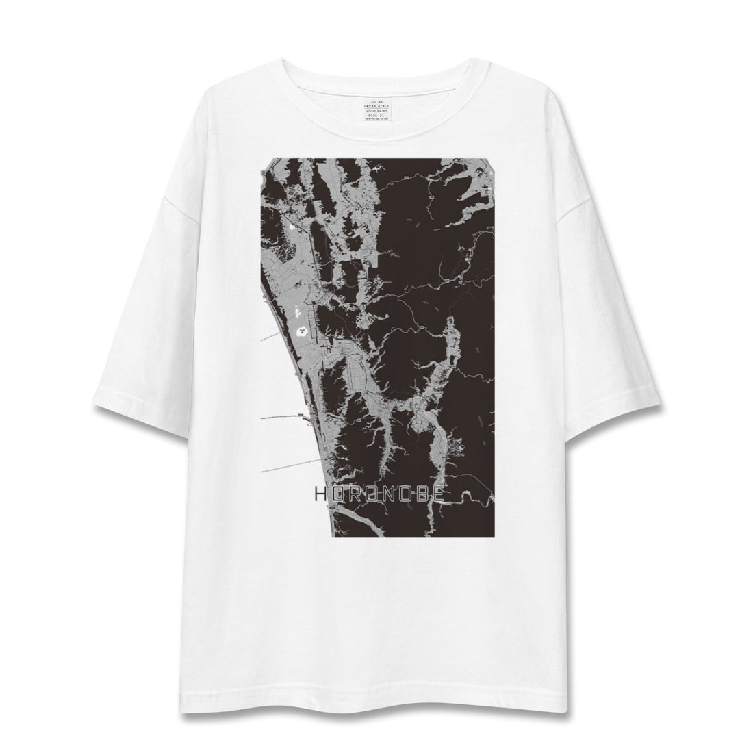 【幌延(北海道)】地図柄ビッグシルエットTシャツ