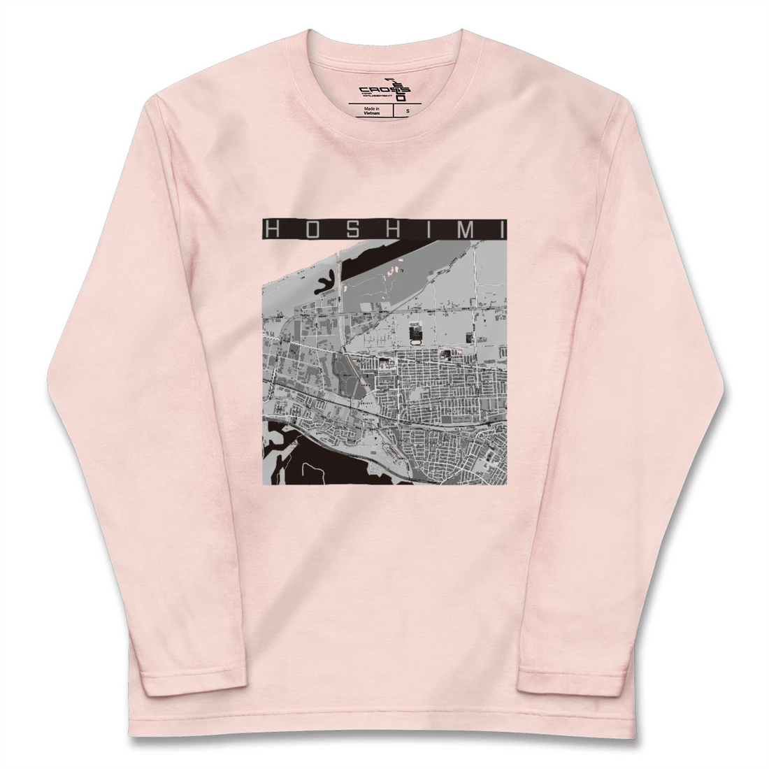 【ほしみ(北海道)】地図柄ロングスリーブTシャツ