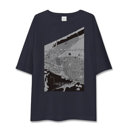 【ほしみ（北海道）】地図柄ビッグシルエットTシャツ