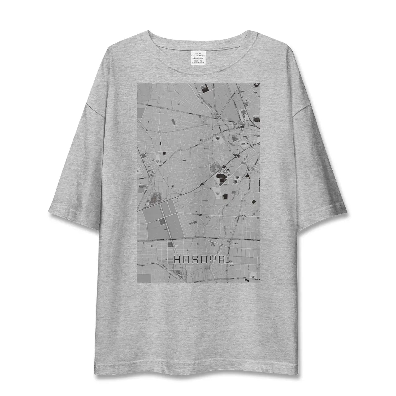【細谷（群馬県）】地図柄ビッグシルエットTシャツ