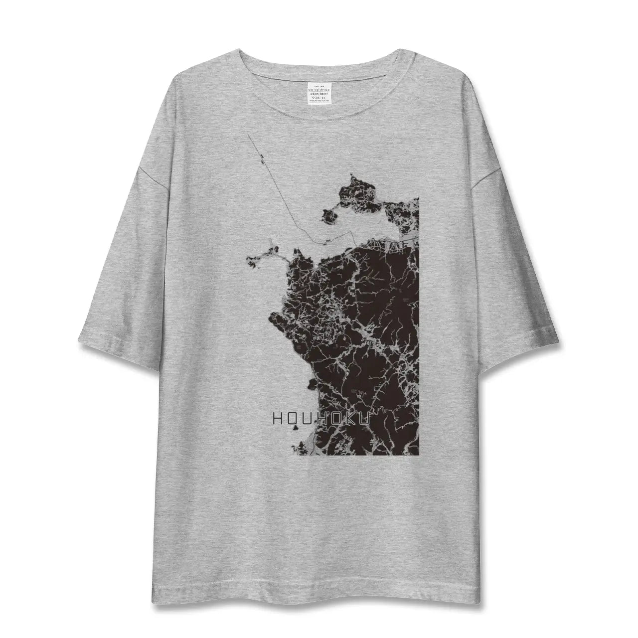 【豊北（山口県）】地図柄ビッグシルエットTシャツ