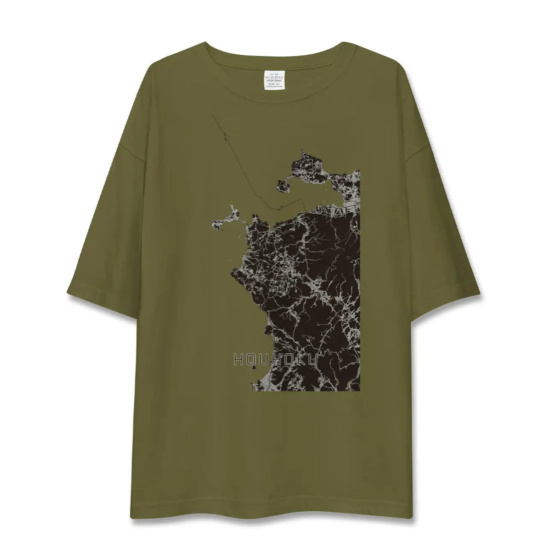 【豊北(山口県)】地図柄ビッグシルエットTシャツ