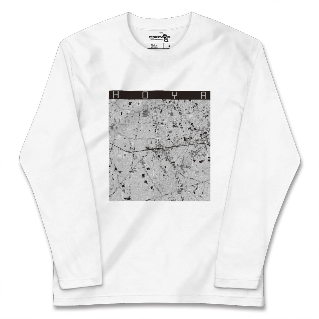 【保谷(東京都)】地図柄ロングスリーブTシャツ