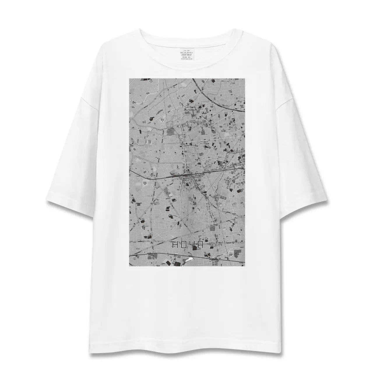 【保谷（東京都）】地図柄ビッグシルエットTシャツ