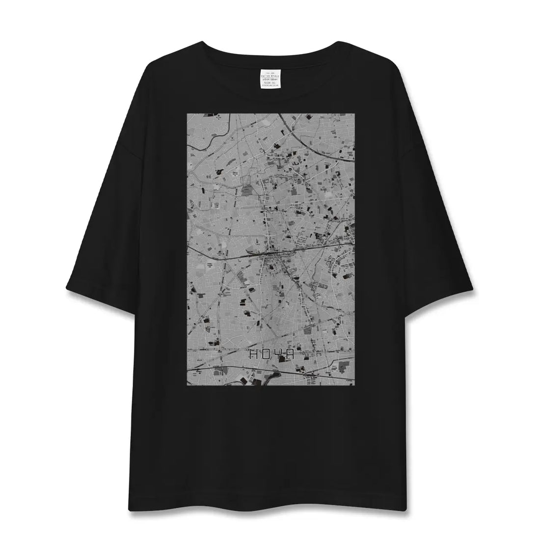 【保谷(東京都)】地図柄ビッグシルエットTシャツ