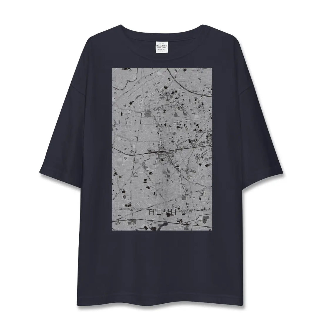 【保谷（東京都）】地図柄ビッグシルエットTシャツ