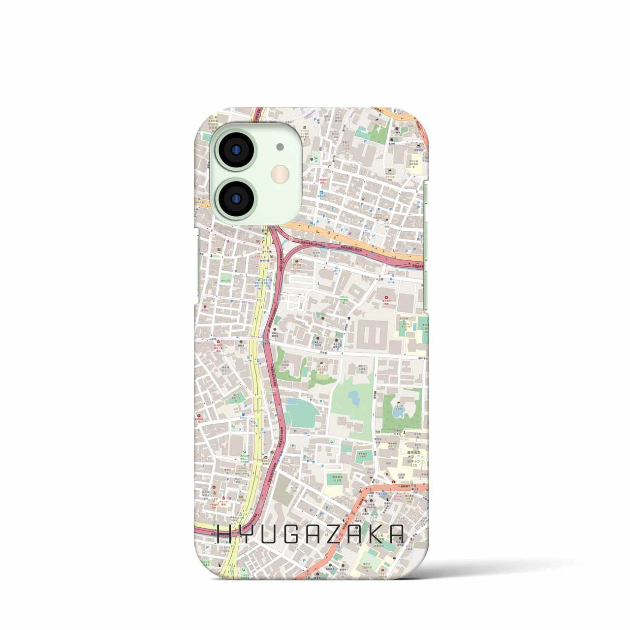 【日向坂】地図柄iPhoneケース（バックカバータイプ・ナチュラル）iPhone 12 mini 用